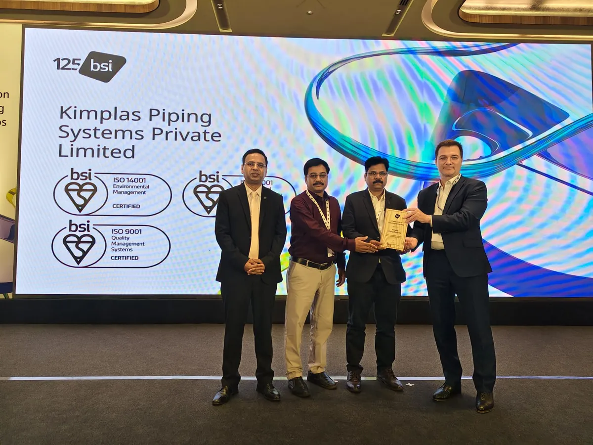 Kimplas Recognized by BSI for Consistent Performance in Safety, Quality & Excellence