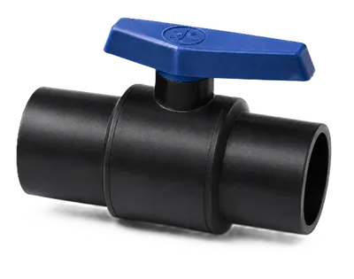 PVC Solid Molded Ball Valve Plain Solvent x Plain Solvent