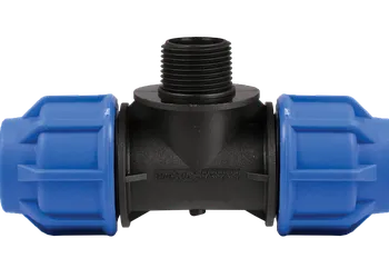 Compression Tee With Male Threaded Branch Offtake