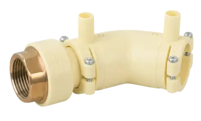 PERT Brass Transition Elbow 45° - Female