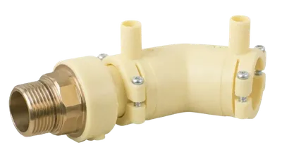 PERT Brass Transition Elbow 45° - Male